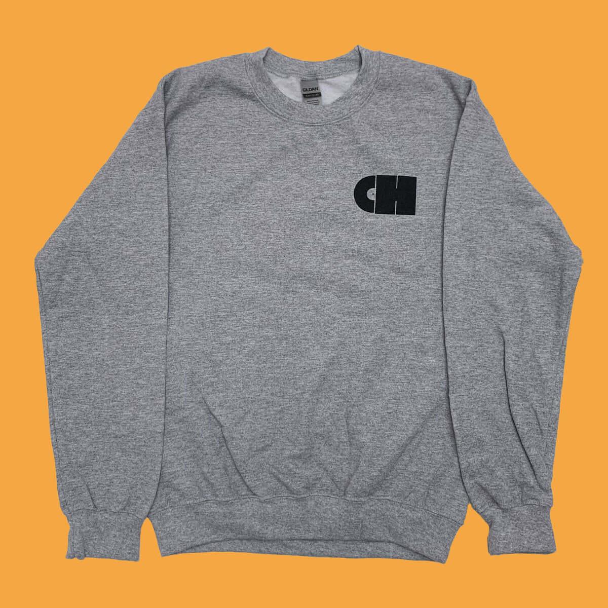 'Pushing The Music We Love' Grey Sweatshirt (Ltd. 12 Print)