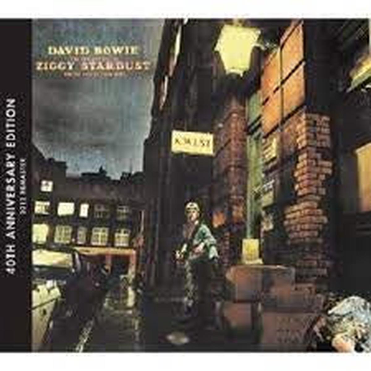 BOWIE DAVID THE RISE AND FALL OF ZIGGY STARDUST AND THE SPIDERS FROM MARS 2CD VG+