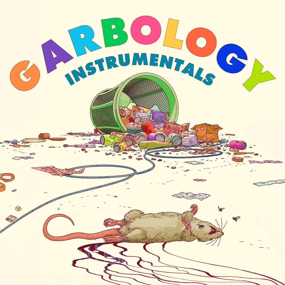 [DAMAGED] Aesop Rock & Blockhead - Garbology (Instrumental Version) [Yellow, Green & Black Vinyl]