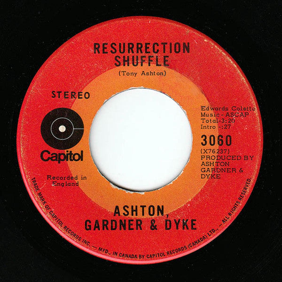 Ashton, Gardner & Dyke - Resurrection Shuffle (7", Single) (Very Good (VG))