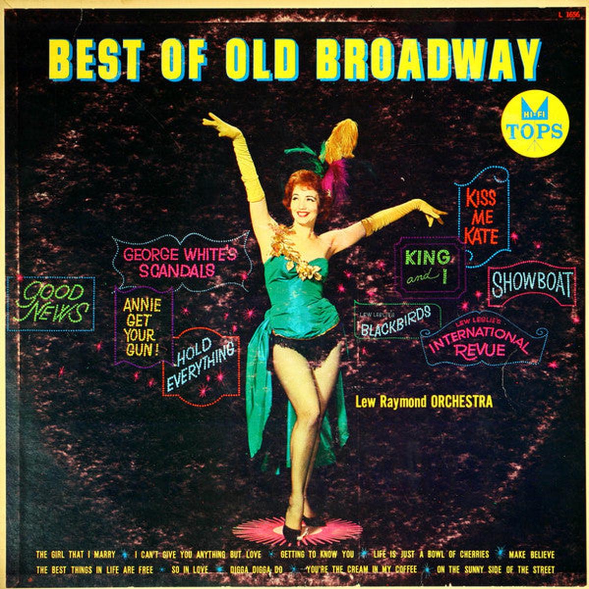 Lew Raymond And His Orchestra - The Best Of Old Broadway (LP, Mono) (Very Good (VG))