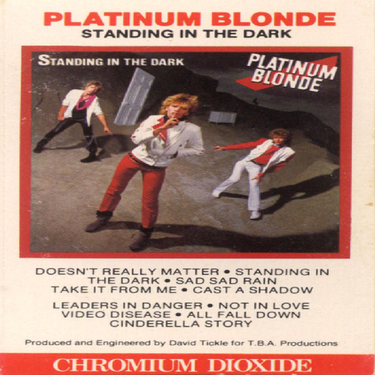 Platinum Blonde - Standing In The Dark (Cass, Album, RE) (Very Good Plus (VG+))