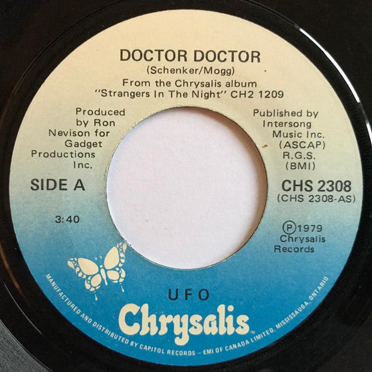 UFO - Doctor Doctor (7", Single) (Very Good (VG))
