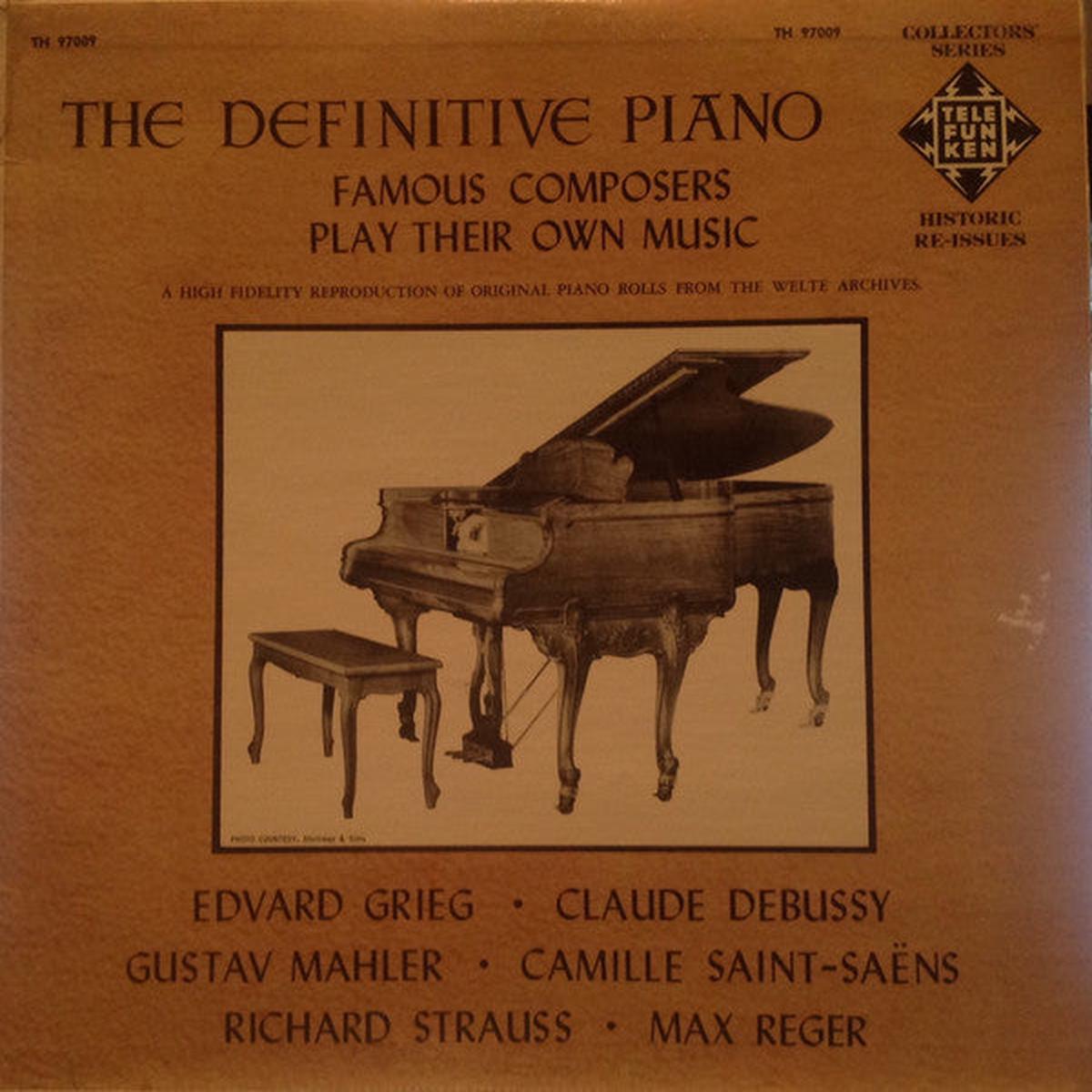 Various - The Definitive Piano (Famous Composers Play Their Own Music) (LP, Comp) (Very Good (VG))