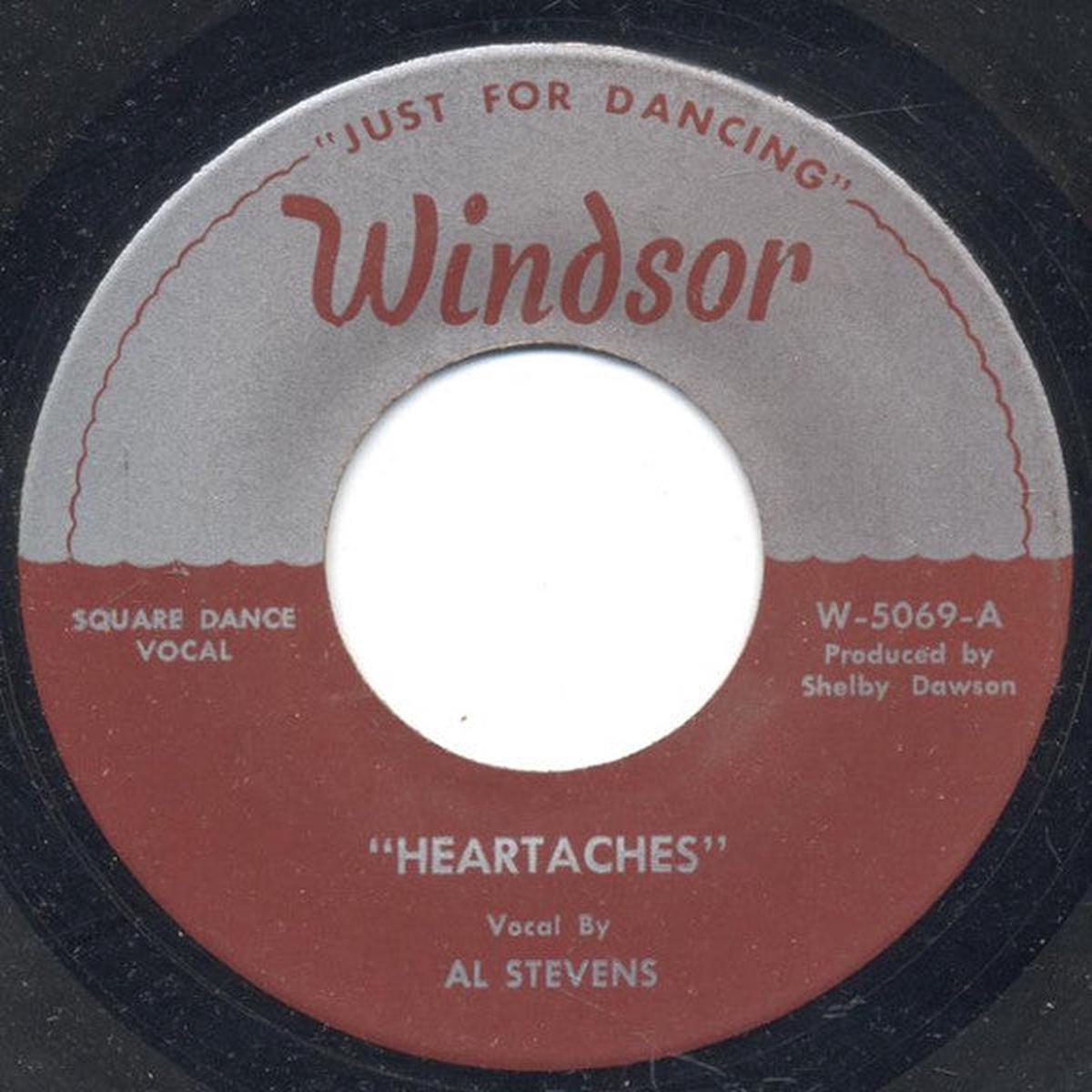 Al Stevens - Heartaches (7") (Good Plus (G+))