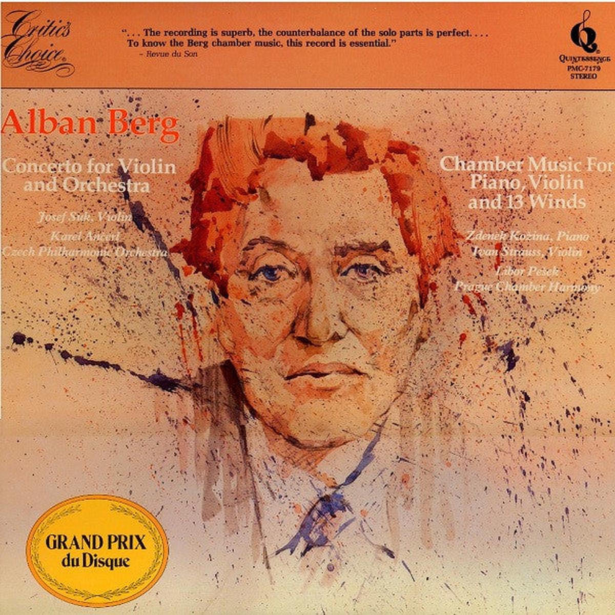 Alban Berg - Concerto For Violin And Orchestra / Chamber Music For Piano, Violin And 13 Winds (LP, Comp) (Very Good Plus (VG+))