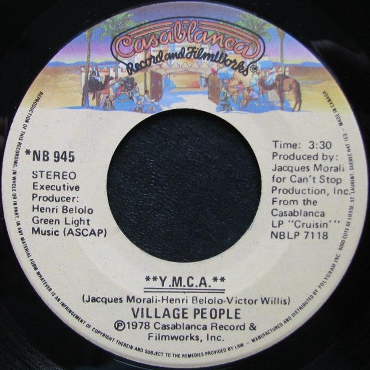 Village People - Y.M.C.A. (7", Single) (Very Good (VG))