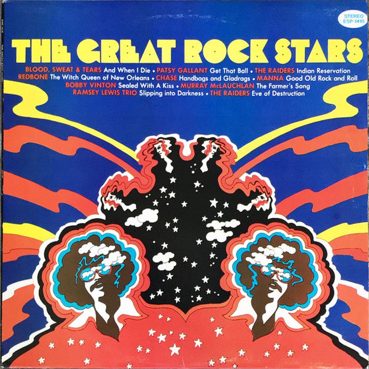 Various - The Great Rock Stars (LP, Comp) (Very Good (VG))