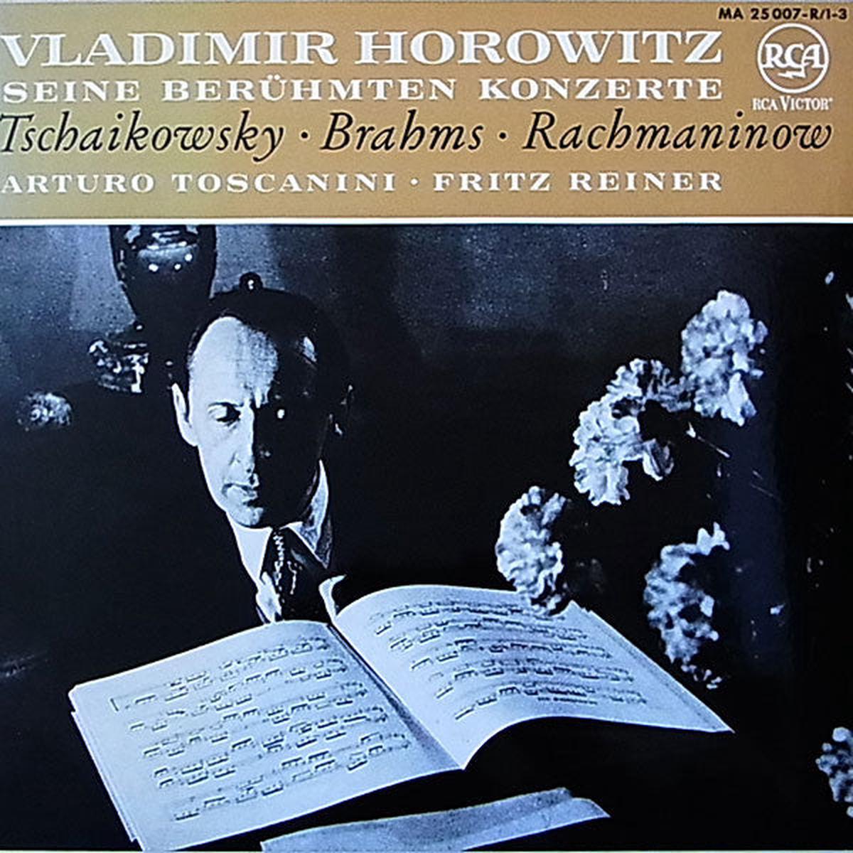 Vladimir Horowitz, Arturo Toscanini, Fritz Reiner / Pyotr Ilyich Tchaikovsky / Johannes Brahms / Sergei Vasilyevich Rachmaninoff - Seine Berhmten Konzerte (3xLP, Comp, Mono, RE + Box) (Very 