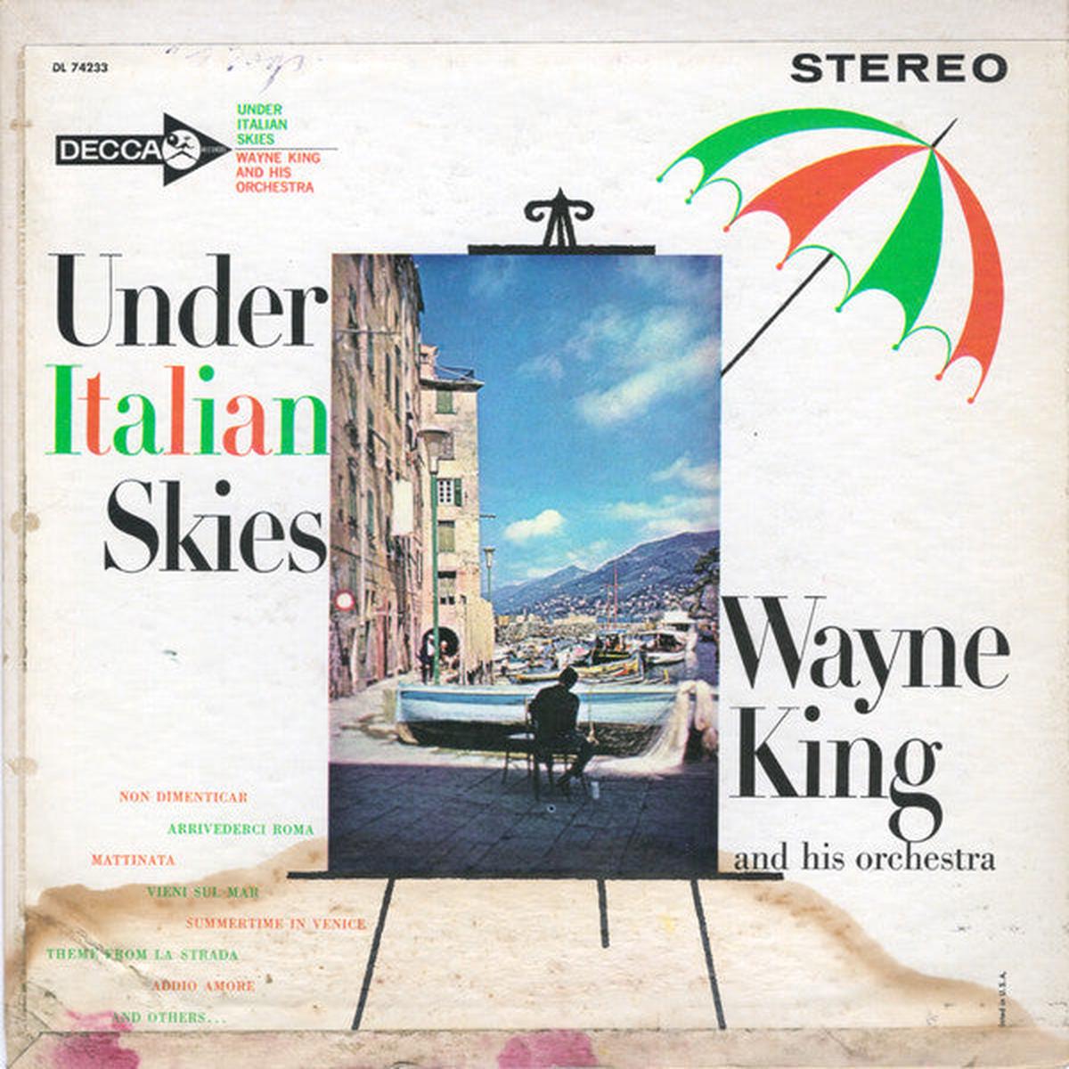 Wayne King And His Orchestra - Under Italian Skies (7", EP, Jukebox) (Very Good (VG))