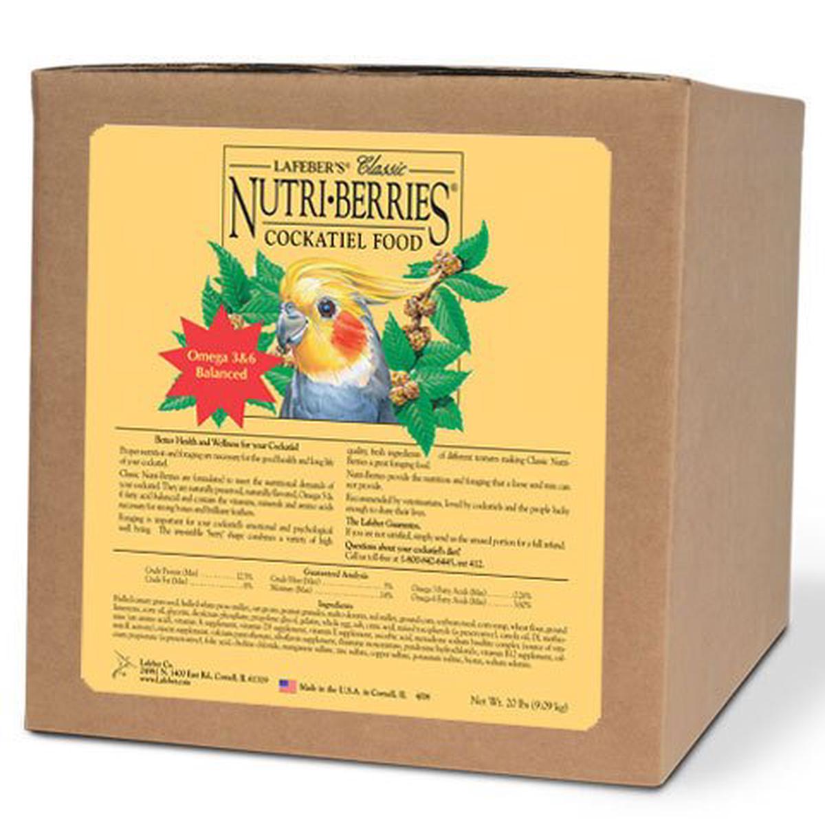 Lafeber 81644 Nutri-Berries Classic Cockatiel 20lb - Default Title