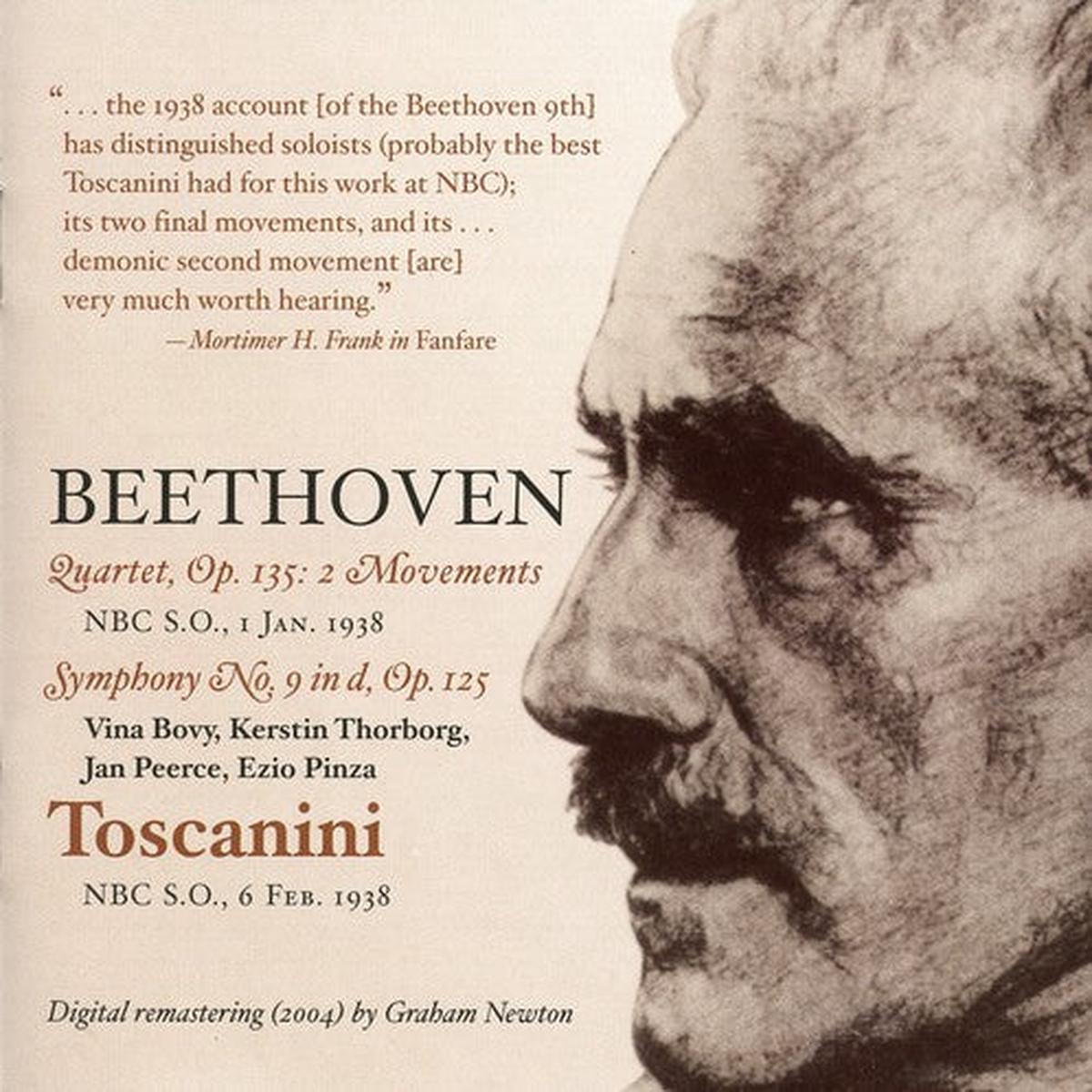 Arturo Toscanini- Toscanini Conducts Symphony 9 (CD)