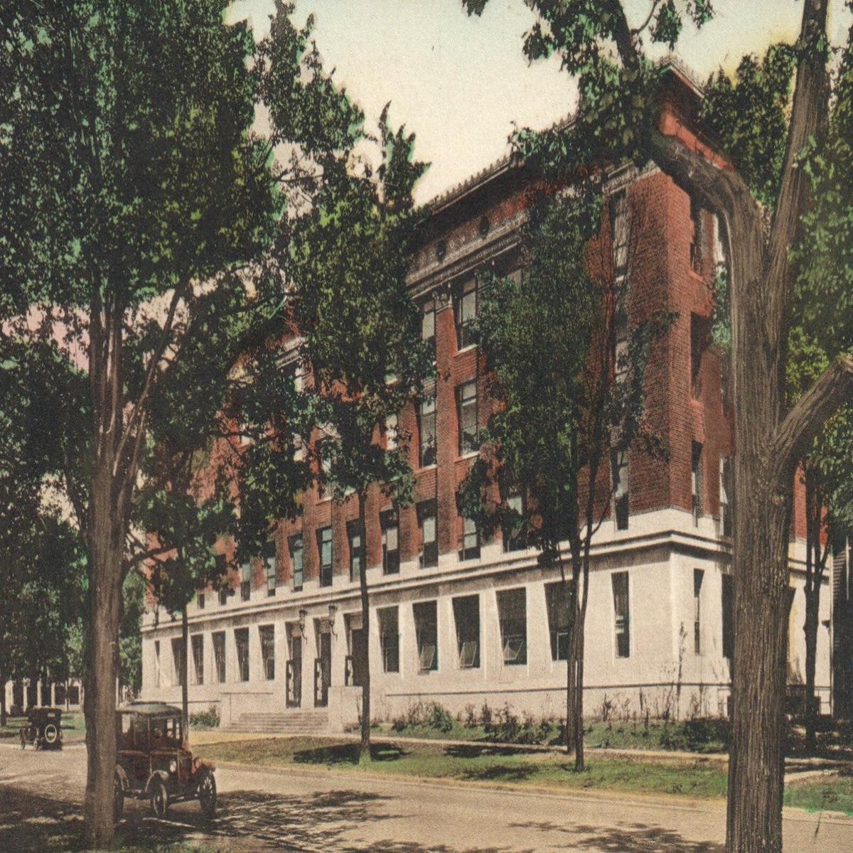 Engineering Shops Michigan U of M Ann Arbor MI Postcard