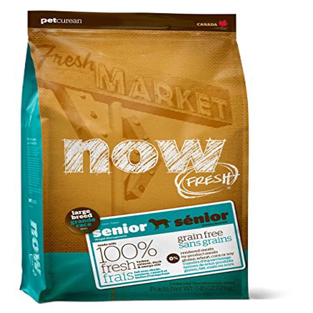 Petcurean 230-1606 Now Fresh Grain Free Large Breed Senior Food (6LB (4)) - Default Title