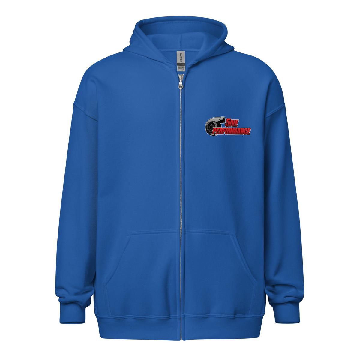 5P Because stock sucks zip hoodie - Royal | 3XL
