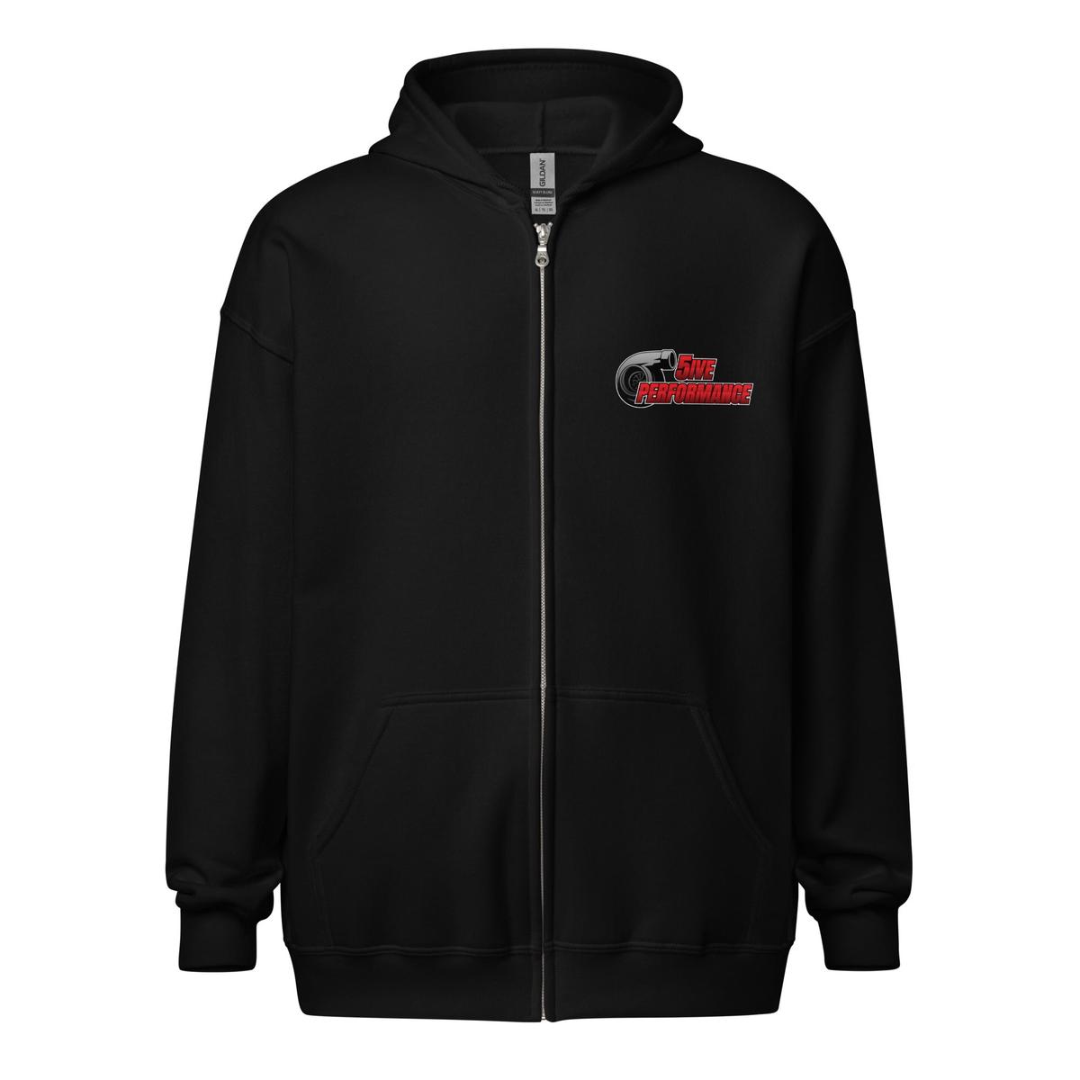 5P Because stock sucks zip hoodie - Black | 2XL