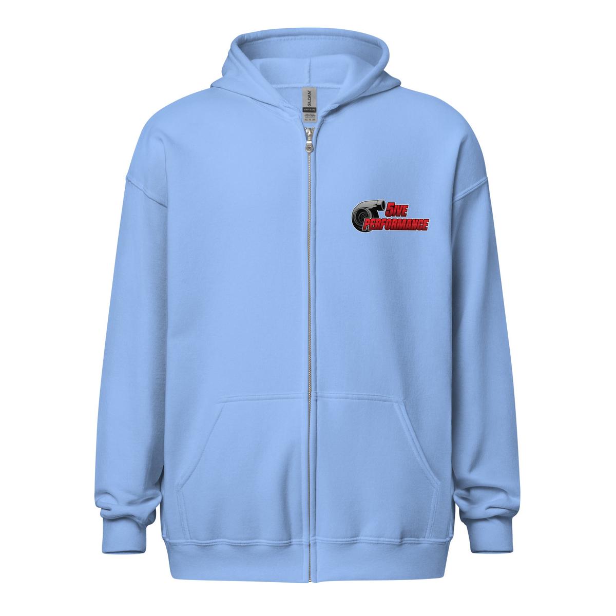 5P Because stock sucks zip hoodie - Carolina Blue | XL