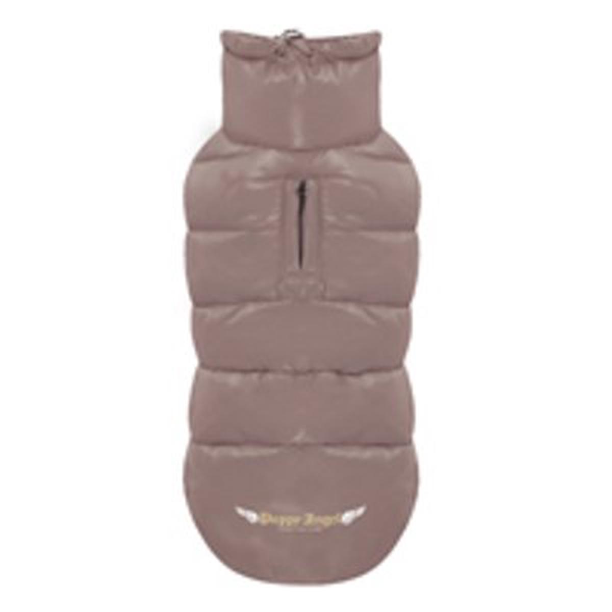 Puppy Angel Dog Down Padding Vest Regular Snap (Gray, Small) - Default Title