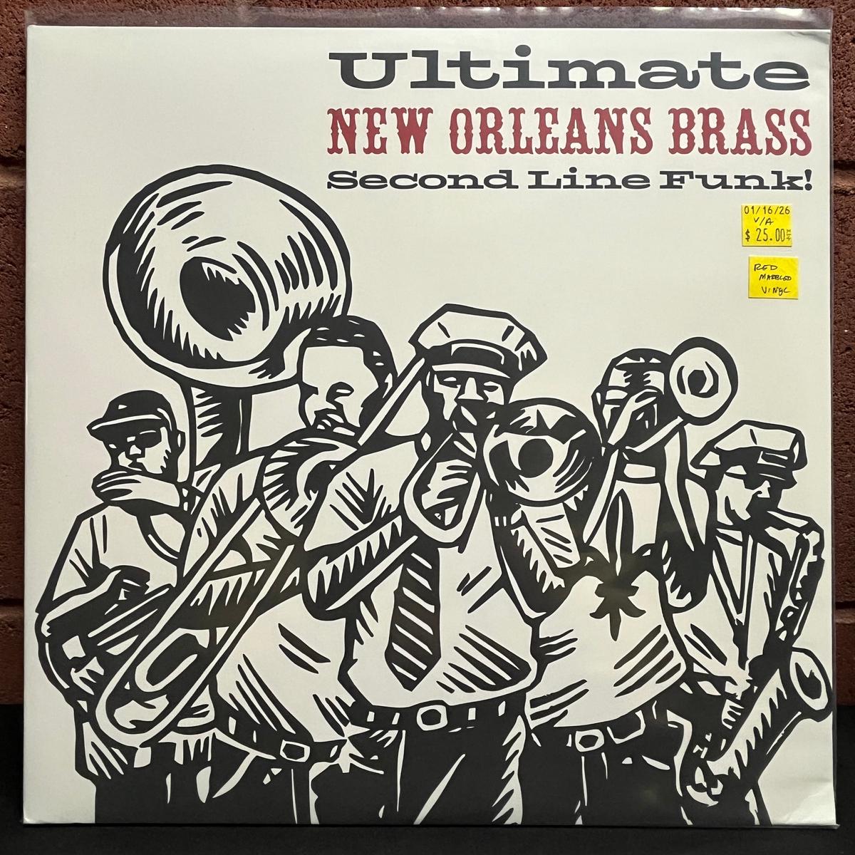 Used Vinyl: V/A "Ultimate New Orleans Brass Second Line Funk!" 2xLP (Red marbled vinyl)
