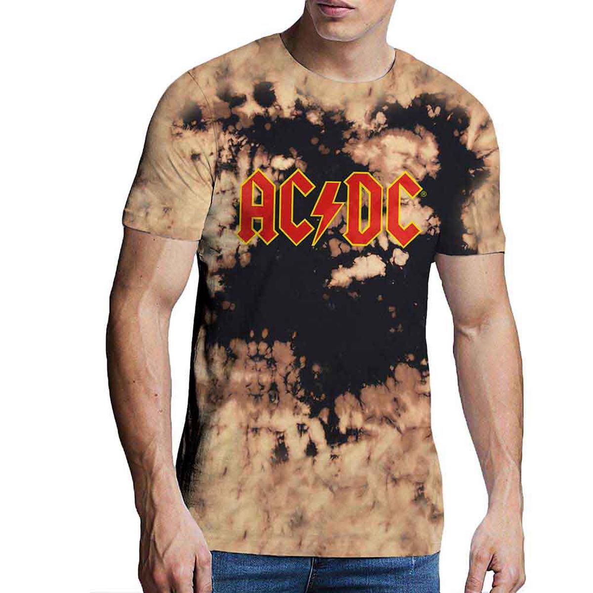 AC/DC Logo - Brown, Black | S