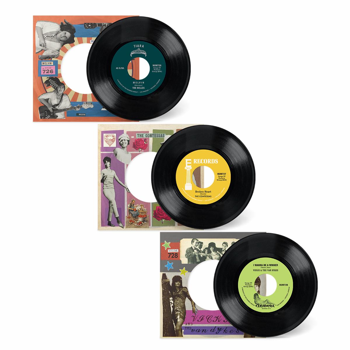 Broken Heart b/w Gimme Gimme - Black Bundle