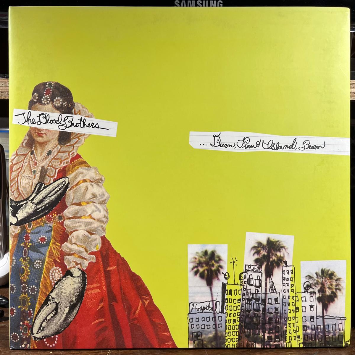 ...Burn, Piano Island, Burn (GREY VINYL) | Near Mint (NM or M-) - - PUNK / USED *NEAR MINT*