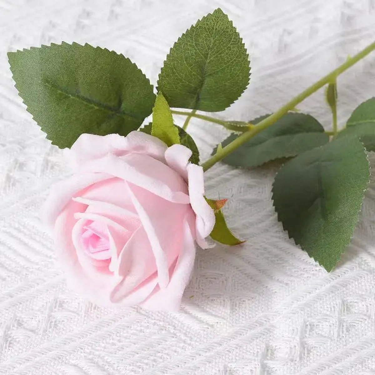 1/5/10/20pcs Roses Artificial Flowers Rose Flower Branch Artificial Red Roses Realistic Fake Rose for Wedding Home Decor - flannel R9 | 5PCS