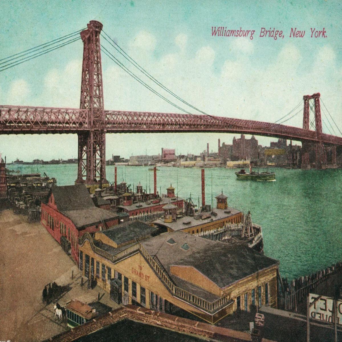 Williamsburg Bridge NYC New York Postcard