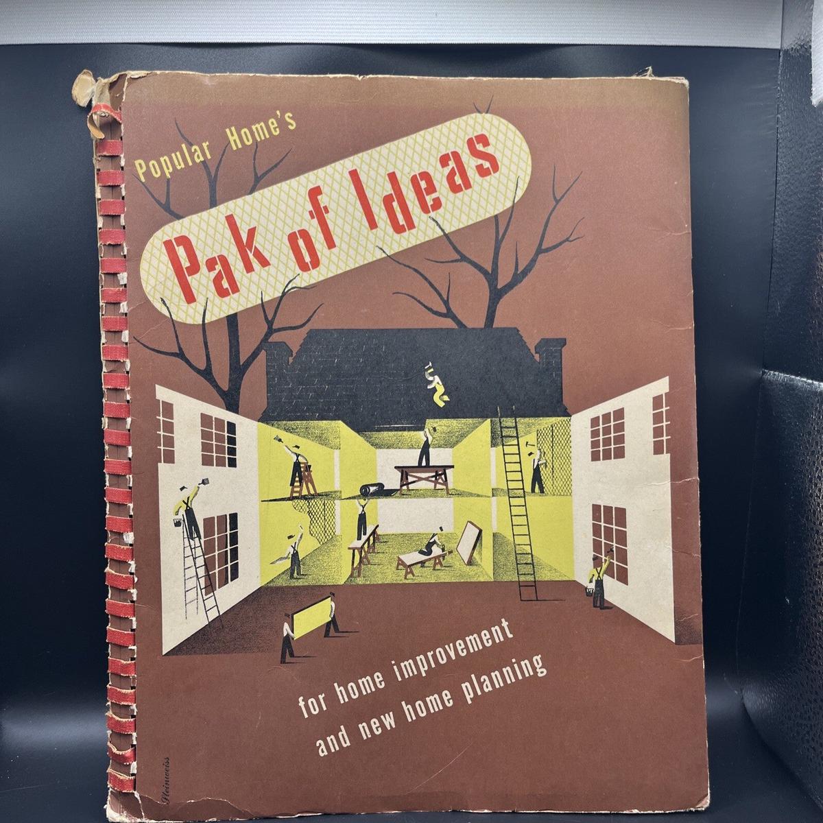 WW2 1944 Homefront Popular Home Magazine Ideas Pak United States Gypsum 1940's