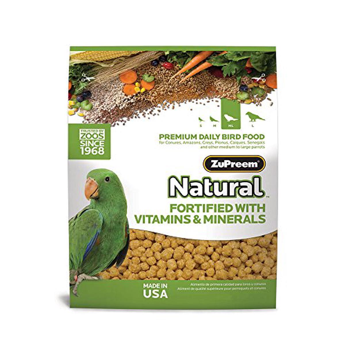 Zupreem BB3348 Parrots & Conures Maintenance Natural Bird Food 20lb - Default Title